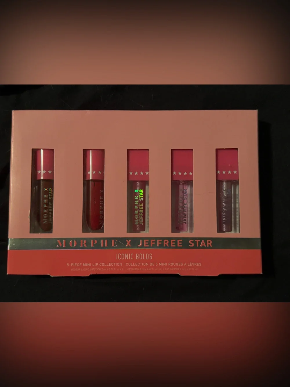 Morphe x Jeffree Star 5 piece mini lip collection
